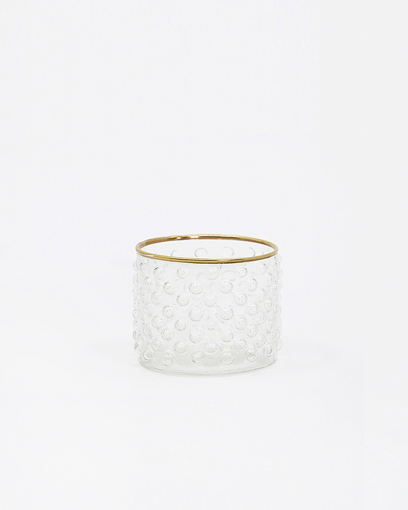 「Sale!」CANDLE HOLDER [CLEAR_EMBO]